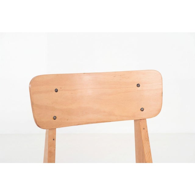 Jean Prouvé, Rare Pair of Chaise Standard Tout Bois, France, Circa 1950 For Sale - Image 10 of 16