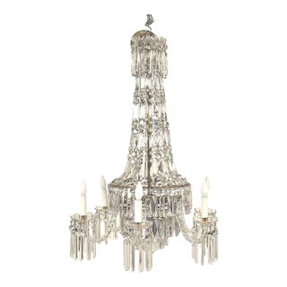 Crystal Chandelier, Northern Europe, Circa 1900 For Sale