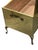 Vintage Hollywood Regency Style Brass Cedar Chest With Tray For Sale - Image 13 of 17
