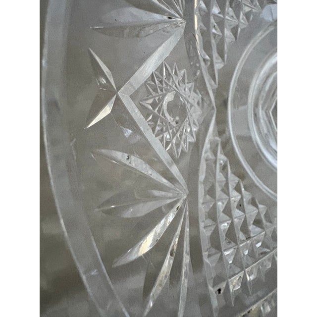 Vintage Waterford Cut Crystal Pedestal Compote For Sale In Lexington, KY - Image 6 of 10