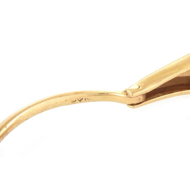 Vintage Diamond 14k Gold 2 Panther Head Door Knocker Bracelet For Sale In Miami - Image 6 of 7