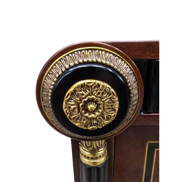 Neoclassical Empire Revival Mahogany Nightstand/End Table For Sale - Image 10 of 10