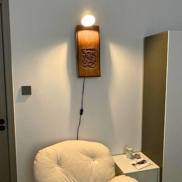 1920s Chinese Republic-Era Porcelain Hanging Wall Lamp — Hemp Rope Suspension For Sale - Image 4 of 10