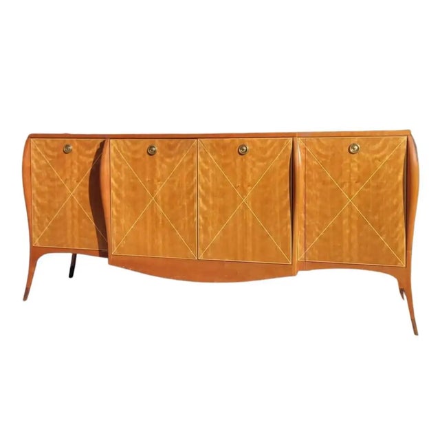 Brown Contemporary Credenza Custom Made by Margaret Rodgers For Sale - Image 8 of 8