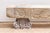 Tan 75" Long Statement Floral Teak Beam Bench For Sale - Image 8 of 11