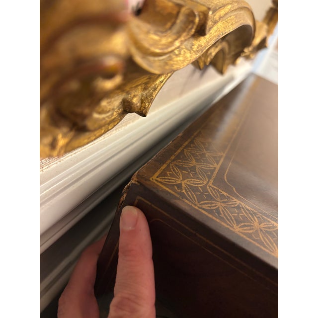 Mahogany Henredon Aston Court Collection Chinoiserie Silverware or Jewelry Chest For Sale - Image 12 of 12