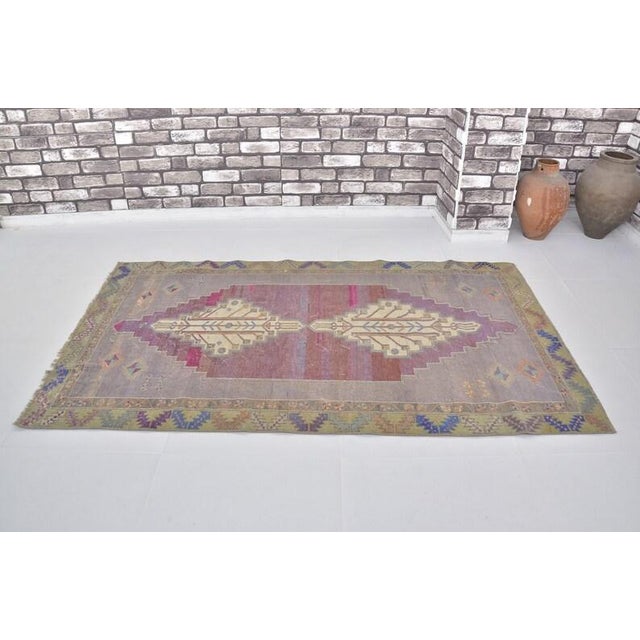 1960s 1960s Home Living Etlectic Rug For Sale - Image 5 of 10