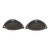 Pair of Vintage 3 In. Scallop Cast Iron Bin Drawer Pulls For Sale