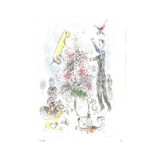 Marc Chagall Les Lilas, 1981 For Sale