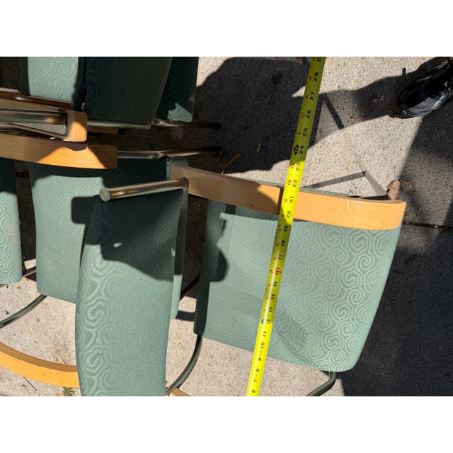 Set of 8 Geiger Breck Armchairs - Herman Miller / Modern Office Chairs For Sale - Image 10 of 12