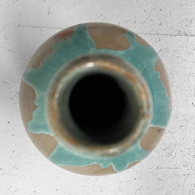 1950s Nature Glazed Tsubo, Shōwa Period, Japan, 1950s For Sale - Image 5 of 10
