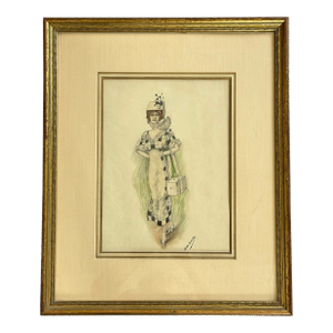 Atelier Bachwitz Framed Fashion Illustration