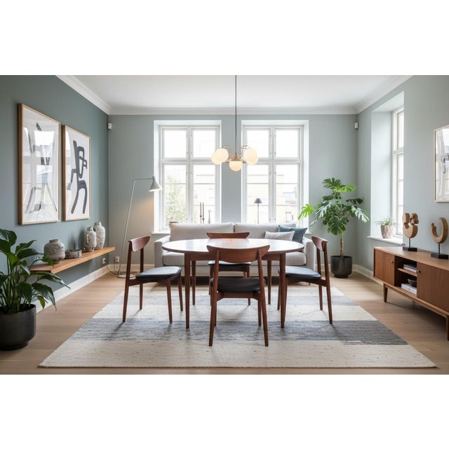 Wood Chair in Teak by Harry Østergaard for Randers Møbelfabrik, 1960s, Set of 4 For Sale - Image 7 of 13