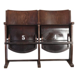 Vintage Cinema Bench from Ton, 1960s For Sale