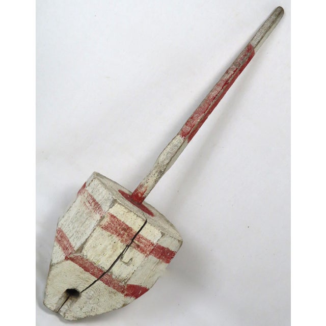 Vintage Wood Coastal Maine Lobster Trap Marker Buoy Chairish