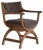 Mid-Century Armchair in Oak & Lambswool Model Kurul attributed to Henning Kjærnulf, 1960s For Sale