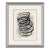 Black Swirl No. 9 Framed Art Print by David Phoenix For Sale
