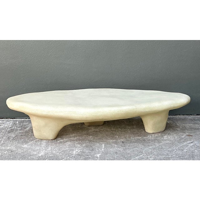 Late 20th Century Vintage Molded Resin Biomorphic Coffee Table For Sale - Image 5 of 12