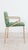 A stunning and elegant set of four vintage armchairs dating back to the 1970s, perfectly embodying the refined and...