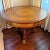 2000 - 2009 Maitland Smith Brass Mounted Mahogany and Leather Drum Table For Sale - Image 5 of 12