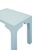 Worlds Away Matthew Izzo Home Hannah Light Blue Linen Occasional Table For Sale - Image 4 of 6