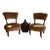 Pair of Victorian English Walnut Chairs For Sale