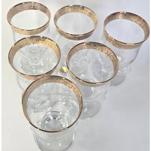 Vintage Gold Embossed Irish Coffee Mugs- Set of Eight For Sale - Image 11 of 16