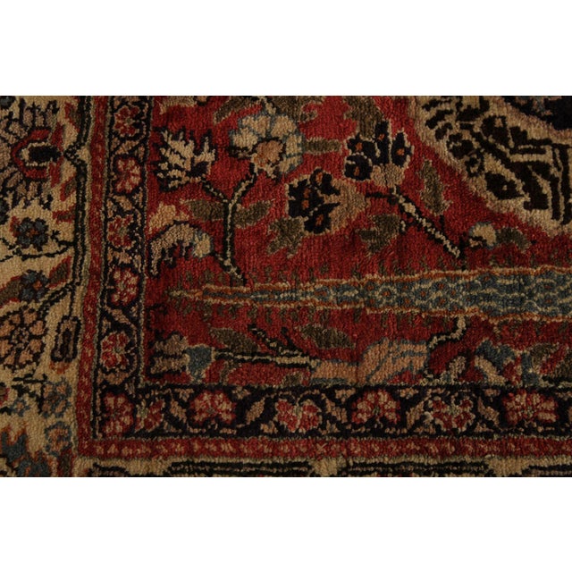 Persian Hand Knotted Prayer Rug For Sale - Image 12 of 18