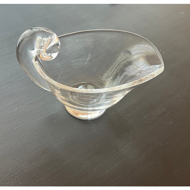 Art Deco Vintage Art Deco Stueben Glass Creamer and Sugar Bowl Set For Sale - Image 3 of 6
