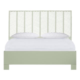 Liam Standard Bed King - Celery Green For Sale