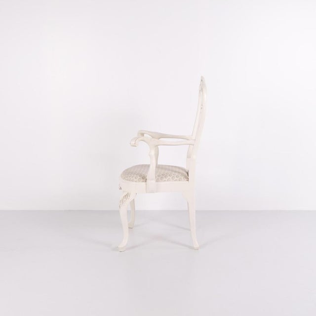 Vintage Chairs in Neo Rococo Style and Painted in White, 1920s, Set of 2 For Sale - Image 4 of 13