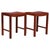 Danish Cabinetmaker Stools in Mahogany and Patinated Niger Leather, 1940, Set of 2 For Sale - Image 9 of 9