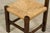 Set of Six French Provincial Oak Rush Seat Dining Chairs, Mid-20th Century For Sale - Image 17 of 18