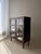 Mid-Century Display Cabinet in Dark Wood and Glass For Sale - Image 6 of 12