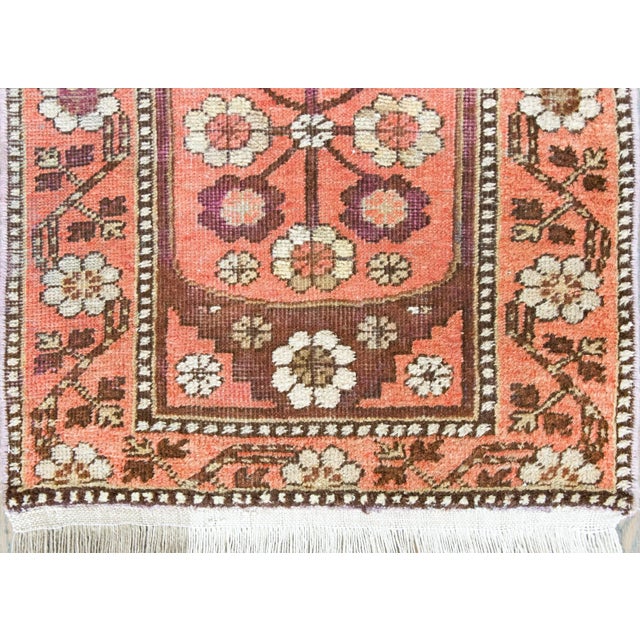 Asian Early 20th Century Early 20th Century Central Asian Khotan Runner For Sale - Image 3 of 11