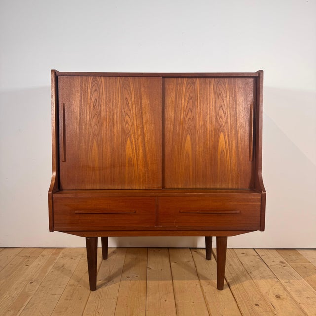 Danish Teak Bar Cabinet, 1960s For Sale - Image 3 of 8
