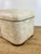 Maitland - Smith Vintage 1980s Cream Tessellated Stone & Rattan Reed and Brass Lidded Trunk Chest Table by Maitland Smith For Sale - Image 4 of 12