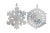 Contemporary Set of 12 Metropolitan Museum of Art Sterling Silver Silverplate Snowflake Ornaments For Sale - Image 3 of 12