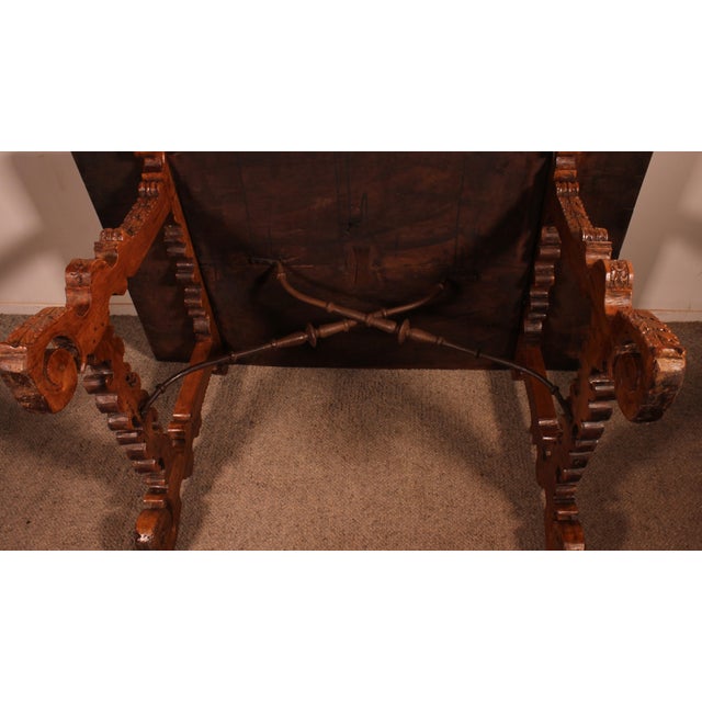 17th Century Spanish Renaissance Table in Light Walnut For Sale - Image 12 of 14