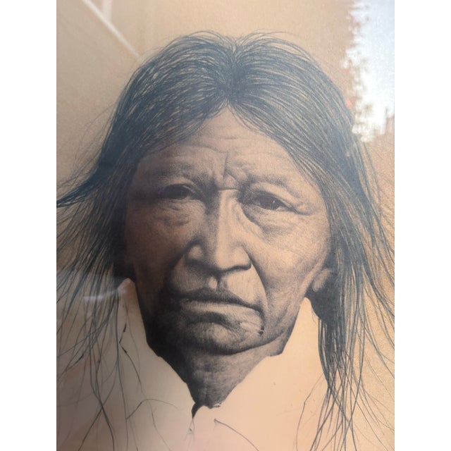 Striking 1983 limited-edition lithograph titled “Sioux Dream” by American artist Frank Howell (1937–1997). The composition...