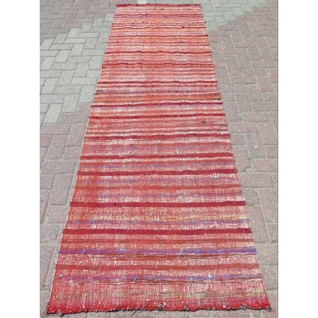 Modern Kilim Runner - 36"x112" For Sale - Image 4 of 12