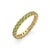 Not Yet Made - Made To Order 3mm Peridot Dainty Stacking Ring | Minimalist Full Eternity Band Ring Us 7 For Sale - Image 5 of 5