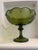 Art Deco Vintage Indiana Glass Pedestal Fruit Bowl For Sale - Image 3 of 5