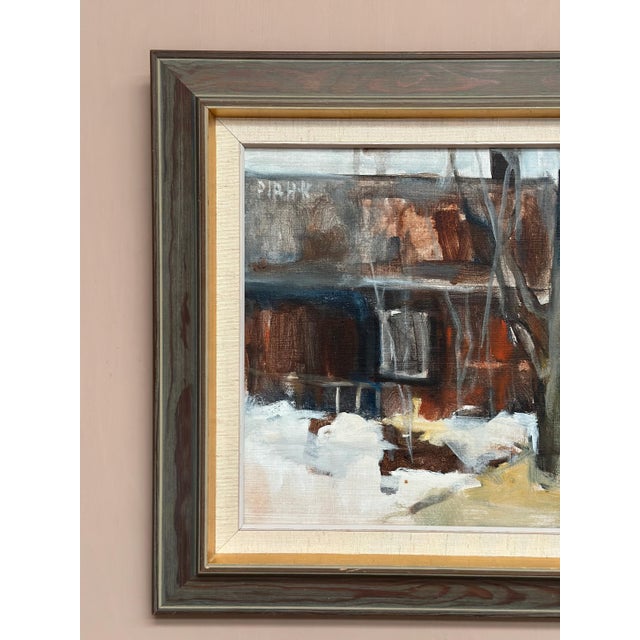 Pia Hesselmark‑campbell, The Forge, 1960s, Oil Painting on Canvas, Framed For Sale - Image 13 of 18