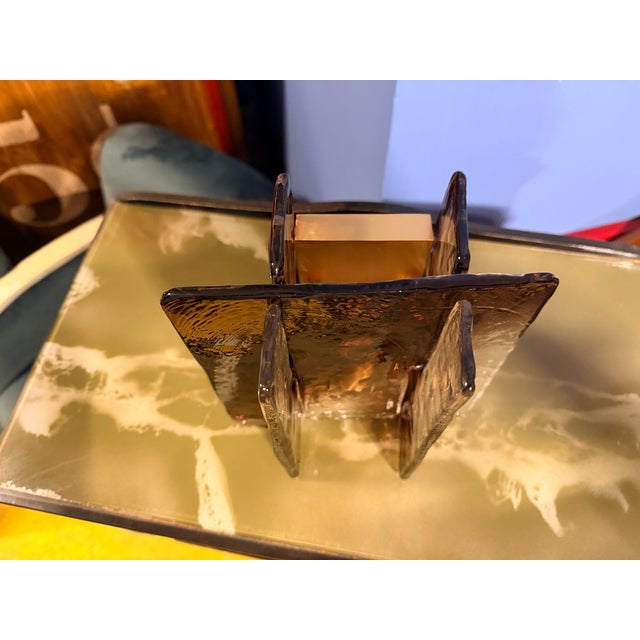 Mid-Century Modern Vintage Italian Murano Glass Wall Lamp, 1970s For Sale - Image 3 of 14