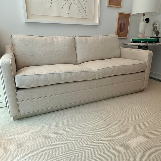 Transitional Kravet Sleeper Sofa With Air Dream Inflatable Mattress For Sale - Image 3 of 12