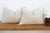 Moroccan Ivory Frost Lumbar Moroccan Silk Pillows, Set of 2 For Sale - Image 3 of 11