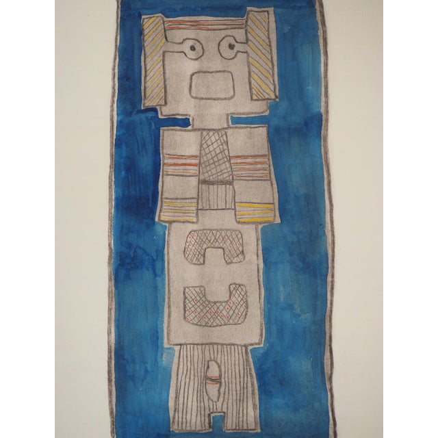Jacques SOISSON (1928 - 2012) Totem, 1989 Original watercolor Signed in pencil On laid paper 63 x 48 cm Very good...