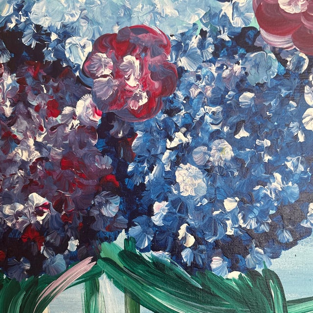 1980s Still Life Oil Painting For Sale - Image 5 of 10