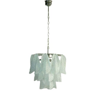 Italian Murano Glass Chandelier, 1984 For Sale